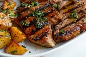 PLATEADA DE CERDO A LA PARRILLA